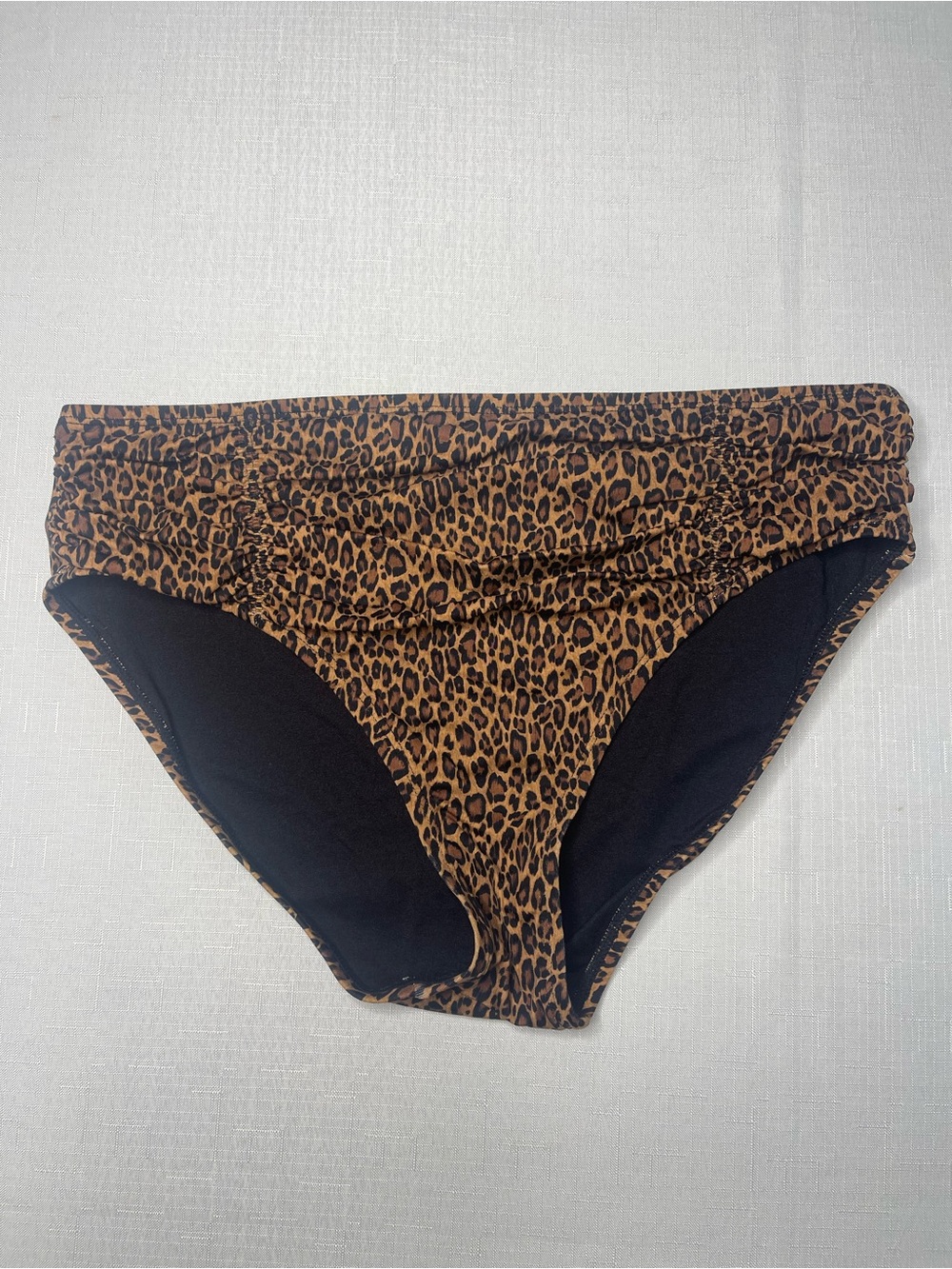 Tommy Bahama Sun Cat Shirred High Waisted Swim Bottoms (Large)